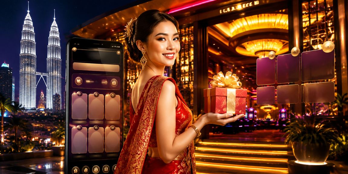 Slot mudah alih bertemakan kasino Kuala Lumpur di telefon pintar